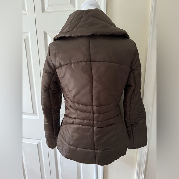 Steve Madden brown winter puffer coat - size M - Picture 2 of 6